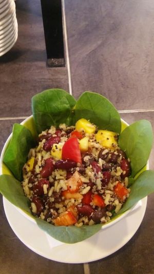 My absolute favorite...Quinoa Energy Salad! Vegan at Terra in Zephyrhills