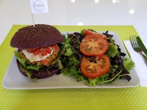 Yummy! at Vegana Burgers - Cais do Sodre in Lisbon