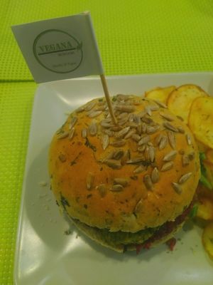 vegana at Vegana Burgers - Cais do Sodre in Lisbon