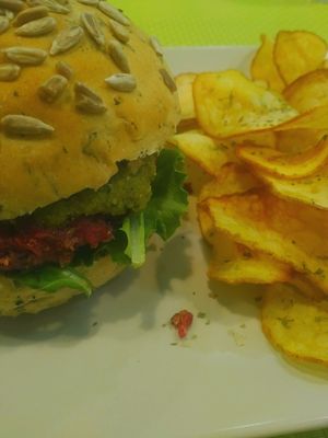 vegana at Vegana Burgers - Cais do Sodre in Lisbon