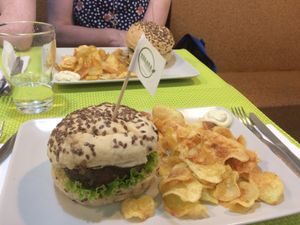 Soooo yummy! at Vegana Burgers - Cais do Sodre in Lisbon