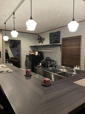 Bar counter   at Vegetus in Kamakura