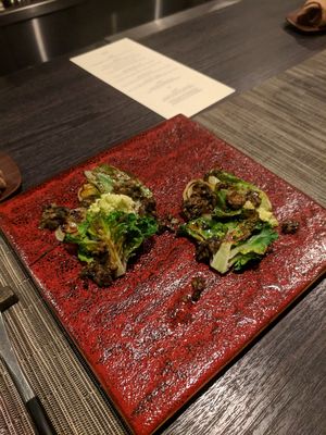 Vegetable miso tapenade at Vegetus in Kamakura