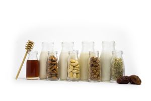 Plant Milks @milkandhoneymanchester at Milk & Honey in Manchester