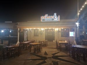 Located at Pissouri Square with Nice outdoor seating area at O'Vrakas Taverna in Limassol