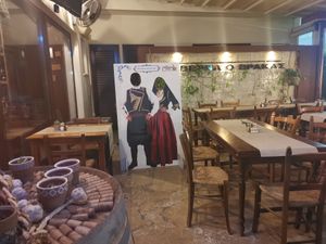 winter garden at O'Vrakas Taverna in Limassol
