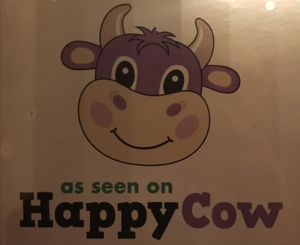 Happy Cow proof 😉 at O'Vrakas Taverna in Limassol