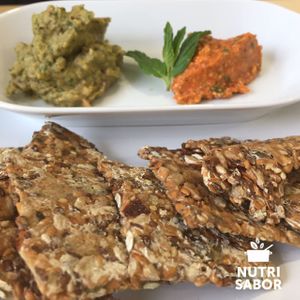 Seed crackers at Nutrisabor in Tomar