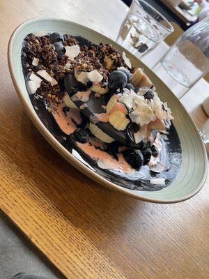 Black pancake  at O'YO - Brabantdam in Ghent