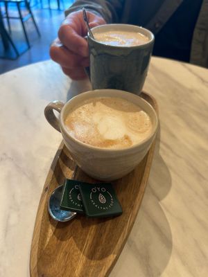 I’m a big fan now of coconut milk in my coffee at O'YO - Brabantdam in Ghent