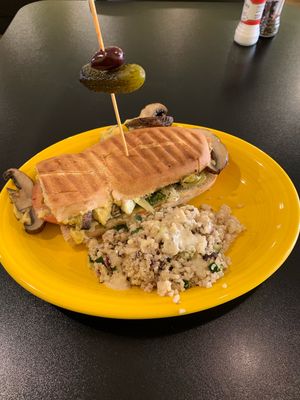 Portobello Panini  at Cafe Sol in Grand Junction