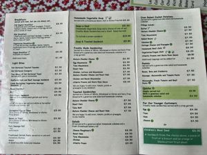 Menu   at Goathland Tea Room & Gifts in Whitby