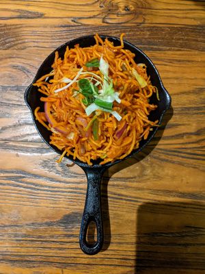 Chinese bhel (very spicy) at Chatkazz in Harris Park