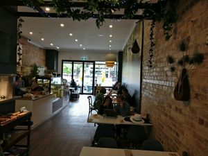 pleasant seating at Ballarat Wholefoods Cafe in Ballarat