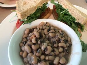 yummy vegan sandwich  at Early Girl Eatery in Asheville