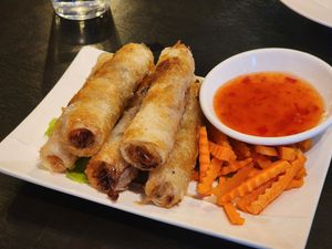 Spring rolls at Pho 68 in Lithgow
