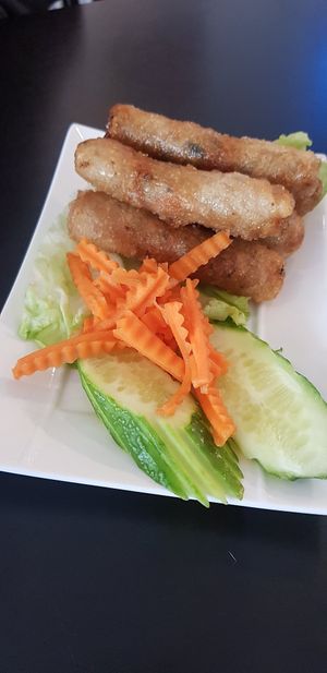 Vege spring rolls at Pho 68 in Lithgow