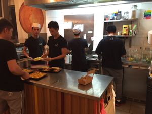 Chefs at Bistro Go in Brno