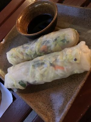 Summer rolls  at Bistro Go in Brno