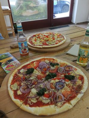 Very good pizza   at Chutnej in Vinohrady