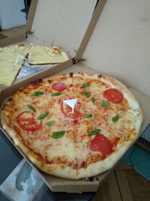 Vegan margarita at Chutnej in Vinohrady