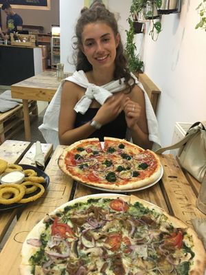 Best vegan pizza I’ve ever tasted. at Chutnej in Vinohrady