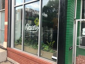 Close up outside. at JuiceRx - Bucktown in Chicago