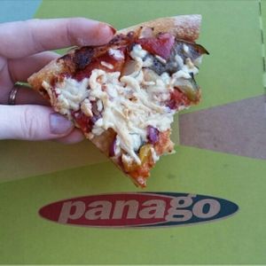 vegan pizza with daiya cheese  at Panago Pizza in Regina