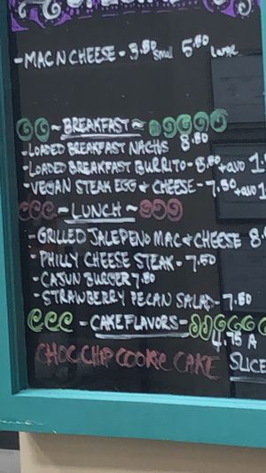 Menu 1 at The Black Crow Cafe in Elkhart
