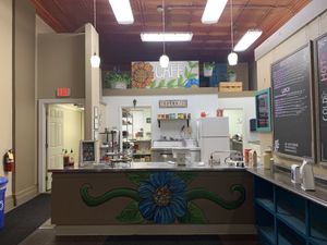 Cafe front at The Black Crow Cafe in Elkhart