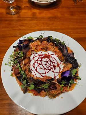 Wild quinoa at Sofy Glocal Cuisine in Cuenca