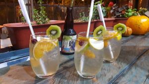 White wine  at Sofy Glocal Cuisine in Cuenca