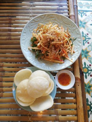 Cu hu dua salad at Yen Nha Hang Chay & Yoga in Nha Trang