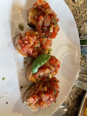 Bruschetta at The Italian in Stockport