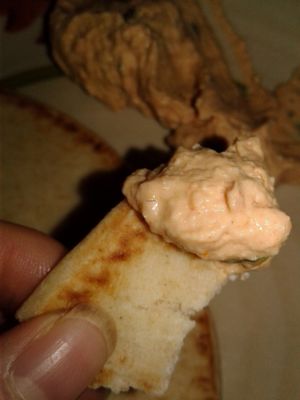 Hummus  at Farmer's Market  in Moreno Valley