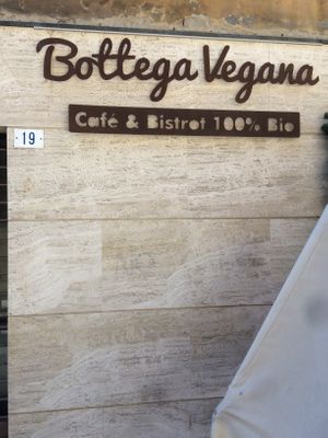 Outside  at Bottega Vegana in Modena