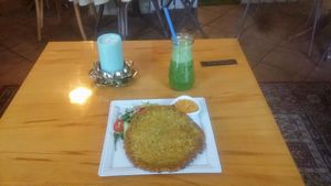 Chickpea omelet at Kuusk Hernesto in Tallinn