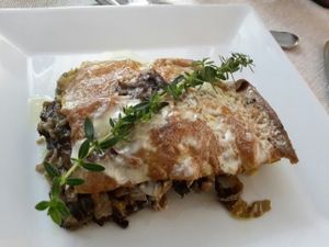 Vegan lasagna at Julienne  in Modena