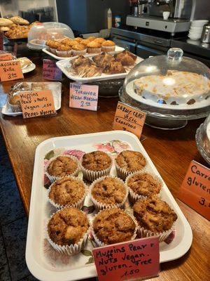 Dulces vegan at Cafe Bonjour in Lanzarote