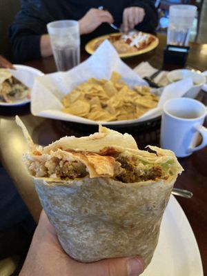 Breakfast burrito  at Pancho's Vegan Cantina in Las Vegas