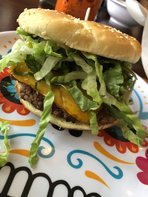 Impossible burger  at Pancho's Vegan Cantina in Las Vegas