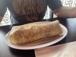 Classic burrito   at Pancho's Vegan Cantina in Las Vegas