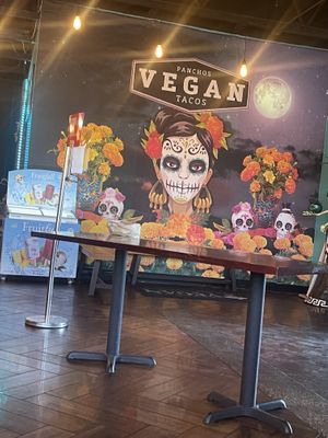 Dine-in decor   at Pancho's Vegan Cantina in Las Vegas