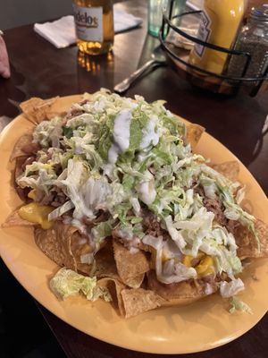 Classic Nacho with jackfruit   at Pancho's Vegan Cantina in Las Vegas