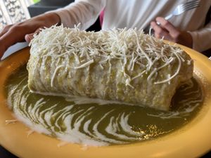 Wet burrito   at Pancho's Vegan Cantina in Las Vegas