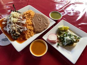 meal at Pancho's Vegan Cantina in Las Vegas