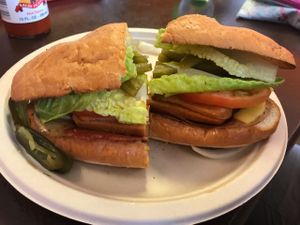 Cuban Torta at Pancho's Vegan Cantina in Las Vegas