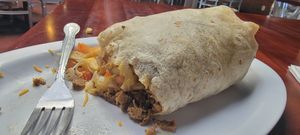 California burrito at Pancho's Vegan Cantina in Las Vegas