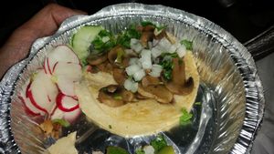 Wow 
VEGAN TACOS

These were all you hope they would be, when you hear #VeganTacos !! I ordered the 3 soft taco combo & the 3 street tacos so i could try all 6 of their "Meat" options

All were good, i cant wait to try out the rest of the menu. 
And now ive got another thing to look forward to in Vegas 
Thanks much to @owl_and_anchor for the recommendation !! @PanchosVeganTacos
#VeganMexicanFood
#VeganVegas 
#WhatDoYouEatThen at Pancho's Vegan Cantina in Las Vegas