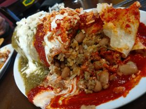 Wet Burrito at Pancho's Vegan Cantina in Las Vegas